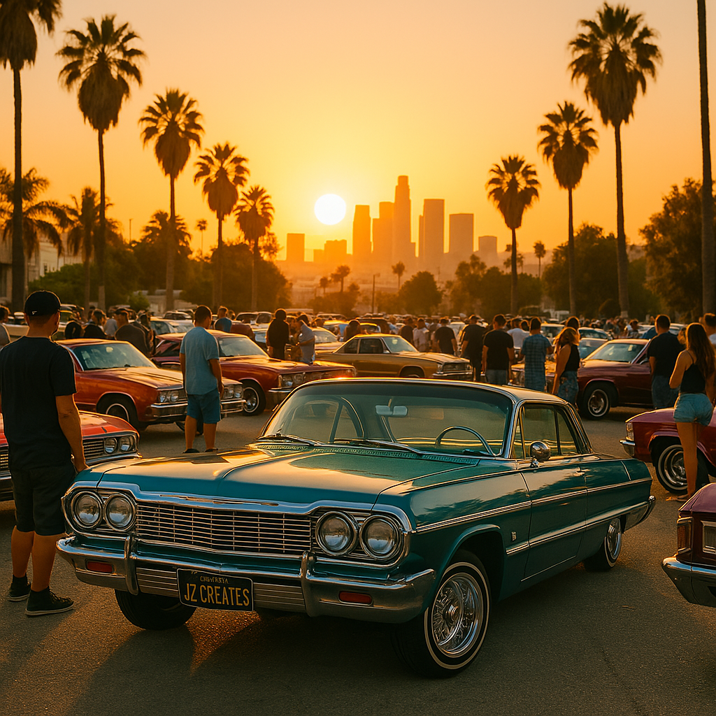 20250327_2136_Evento Low-Rider al Atardecer_simple_compose_01jqdgkkvpfk692dw3bevmwy0m