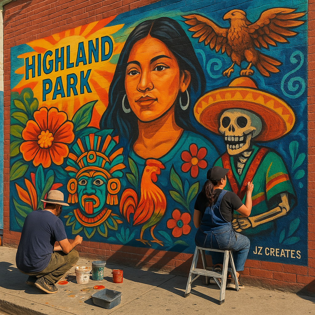 20250328_0218_Highland Park Mural Art_simple_compose_01jqe0qqrqfz8vk1xcr1w0tfy3